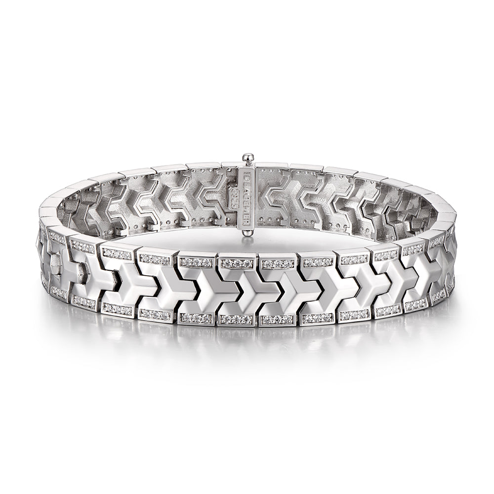 18K Gold Diamond Jewelry Custom Armor Bracelets