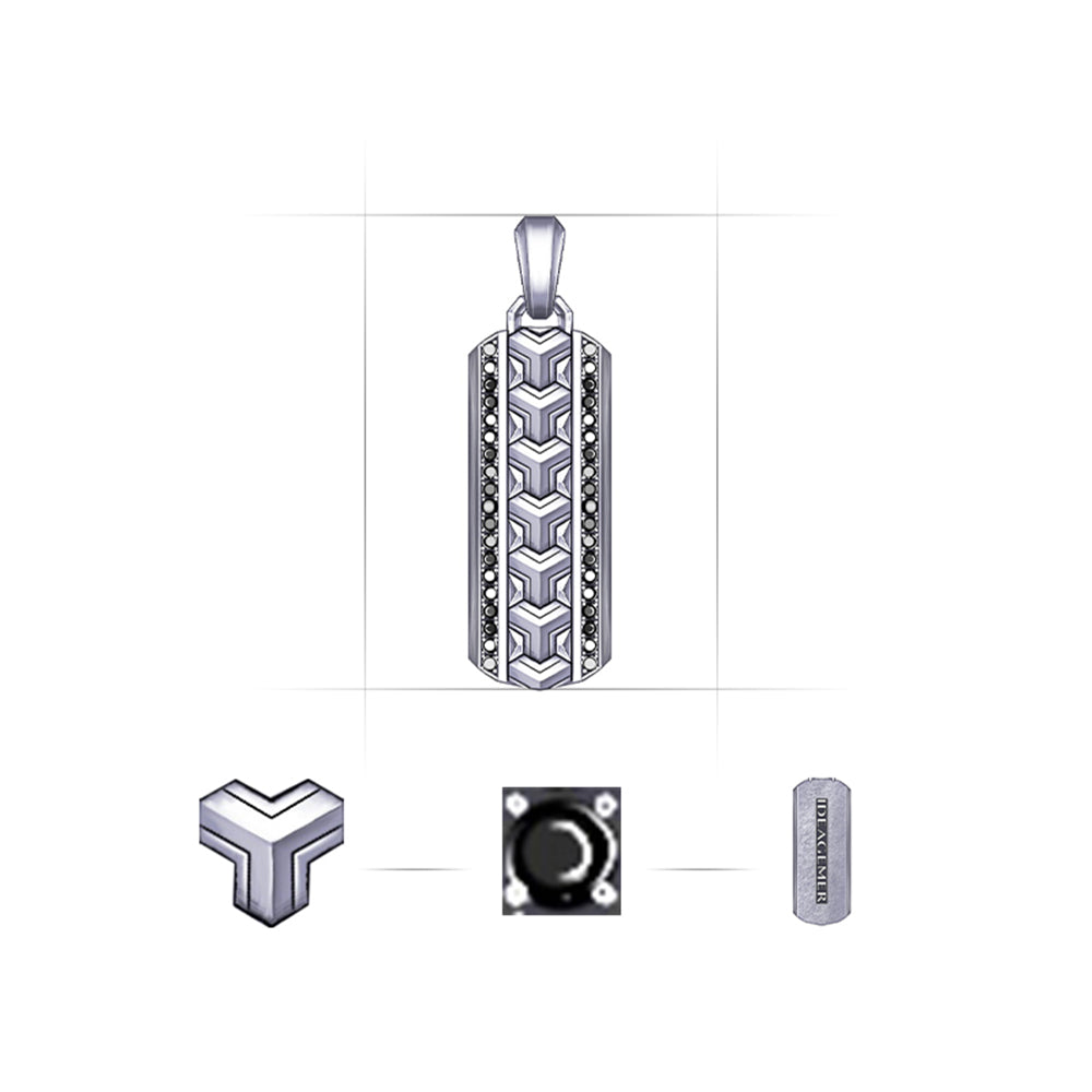 Original Design Armor Sterling Silver Pendants