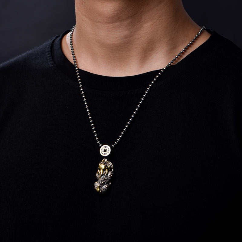 Sterling Silver Pixiu Pendants