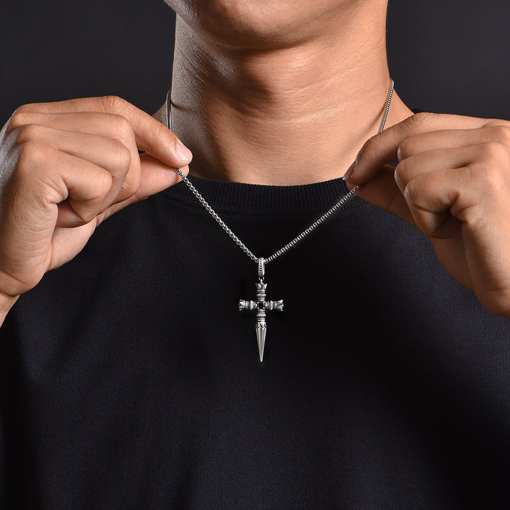 Sterling Silver Cross Vintage High Street Pendants