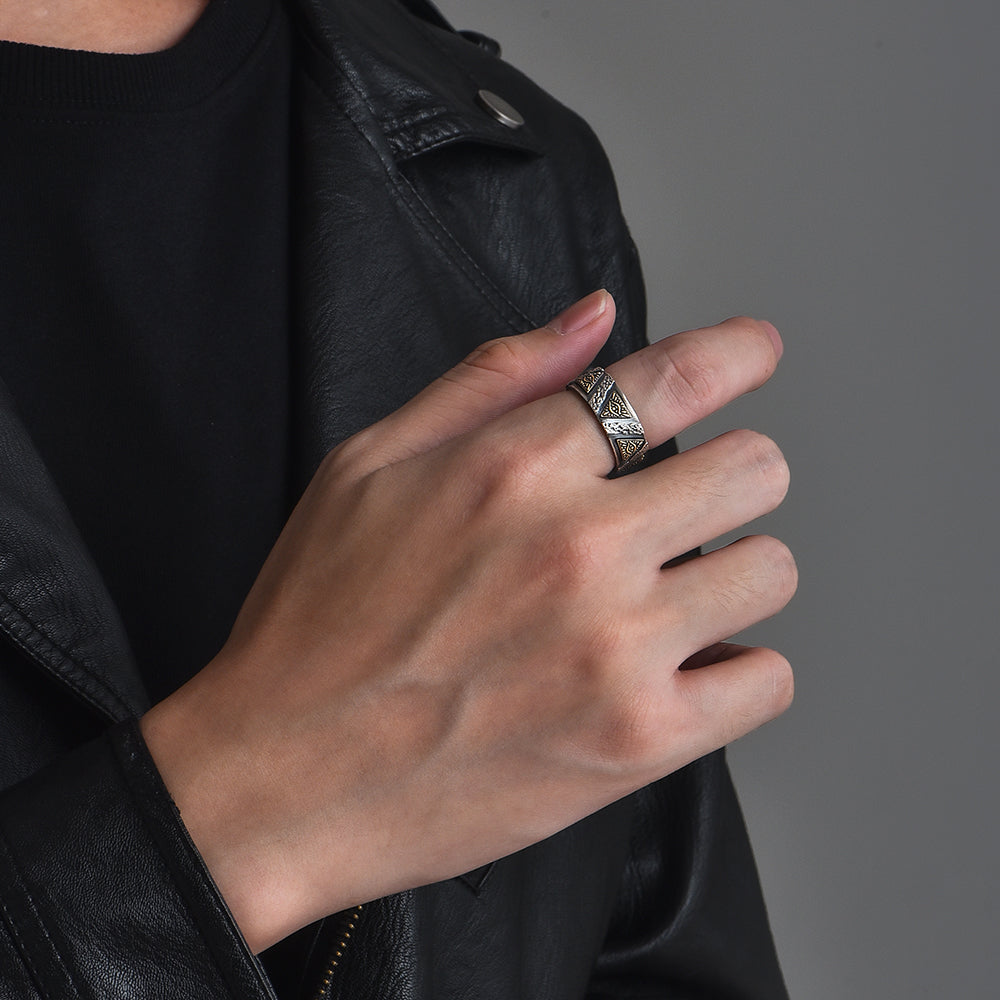 Eye Of God Sterling Silver Rings