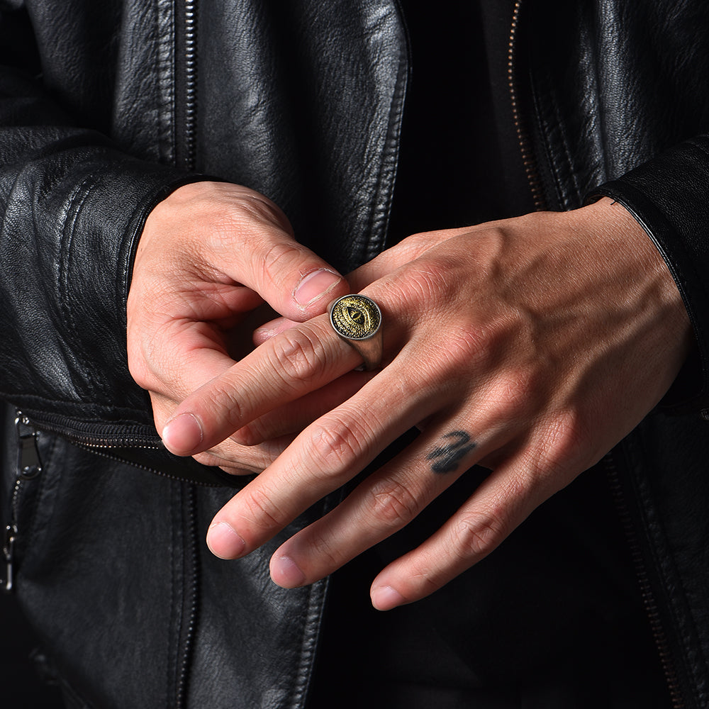 Devil Of Eye Sterling Silver Rings