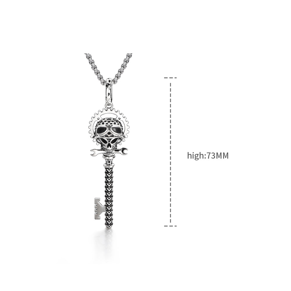 Skull Sterling Silver Vintage Pendants
