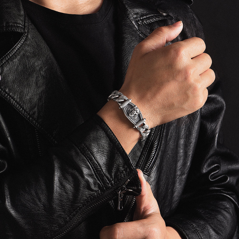 Lion Sterling Silver Bracelets