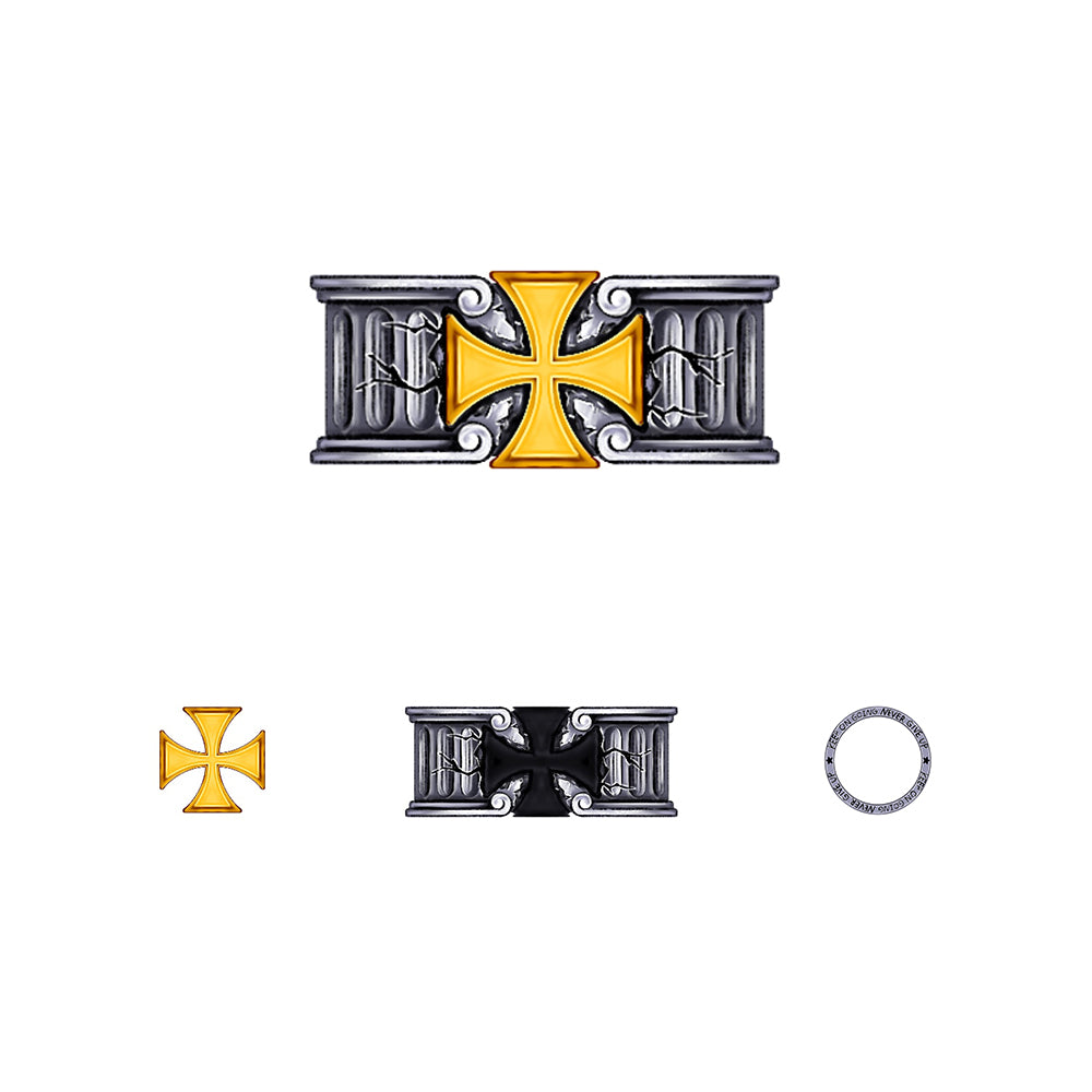Cross Sterling Silver Rings