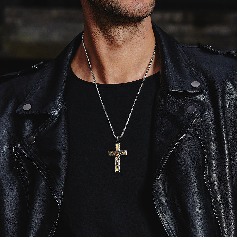 Sterling Silver Cross Necklace Vintage High Street Pendants
