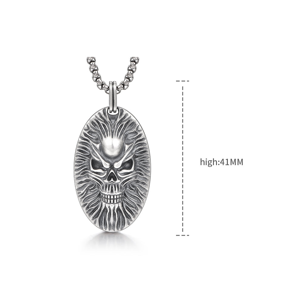 Skull Sterling Silver Necklace Pendants