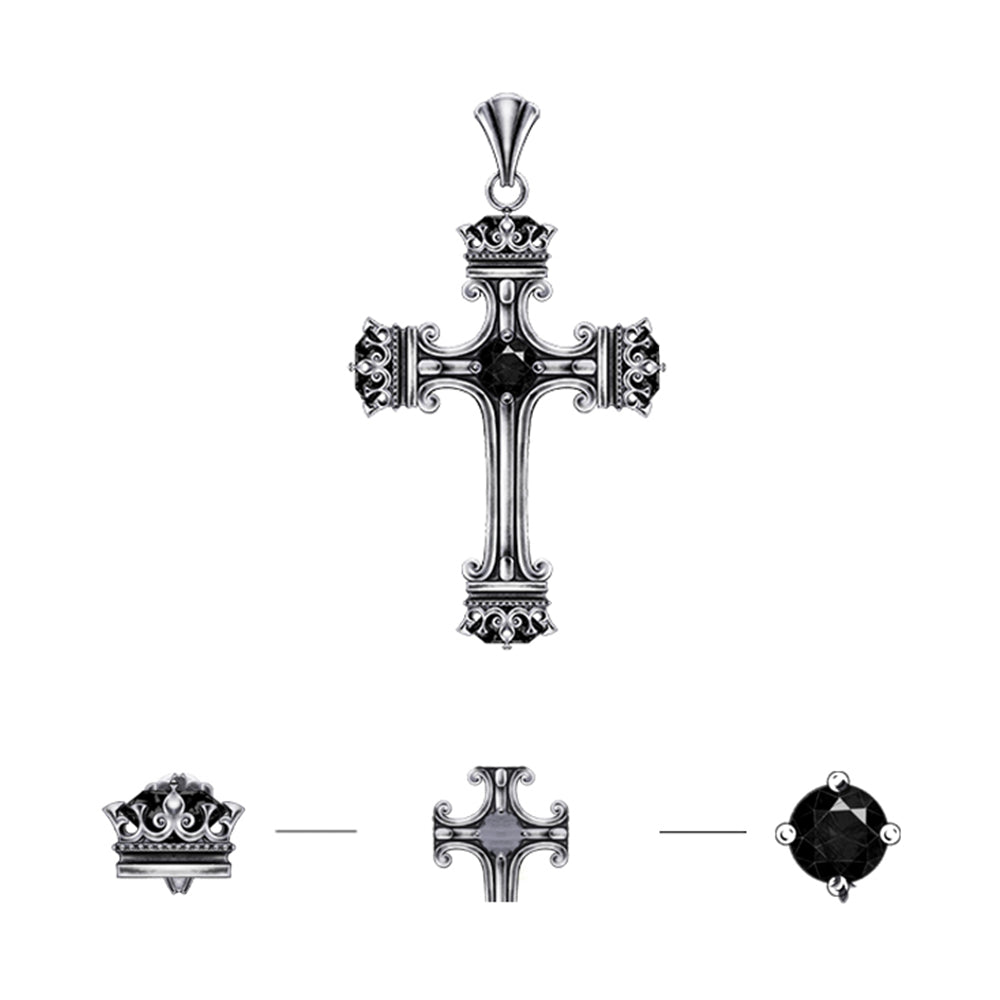 Cross Pendants With Zircon
