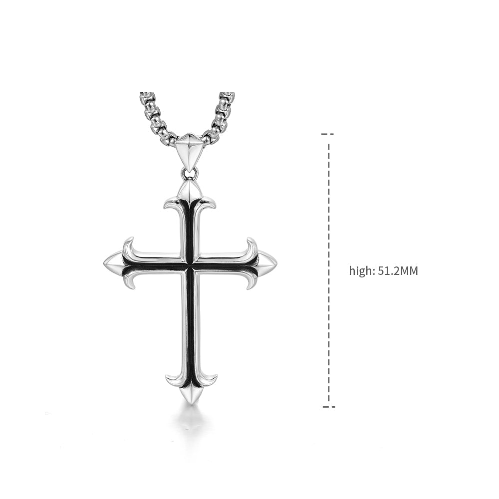 Cross Sterling Silver Necklace Trend Pendants