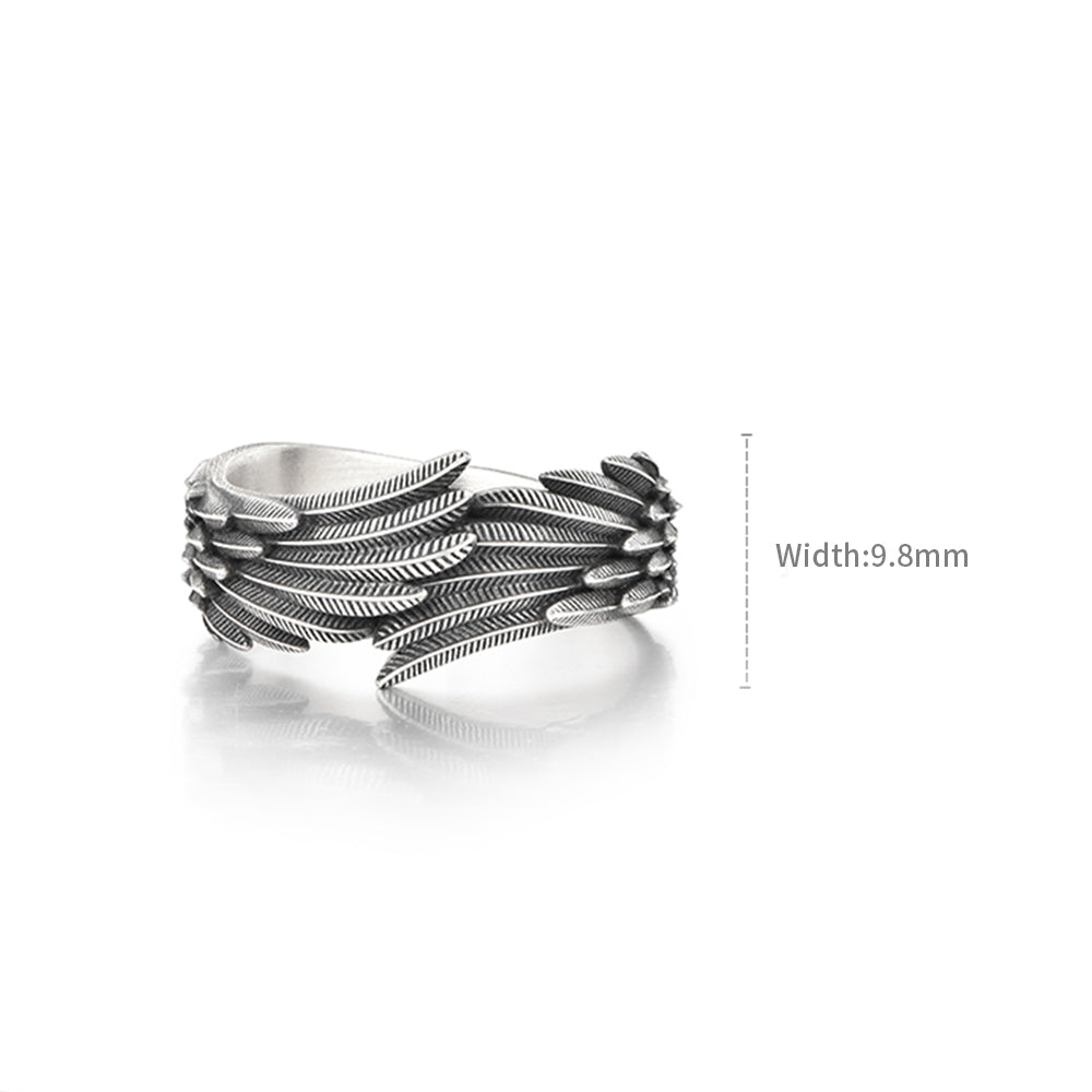 Angel Wings Sterling Silver Rings