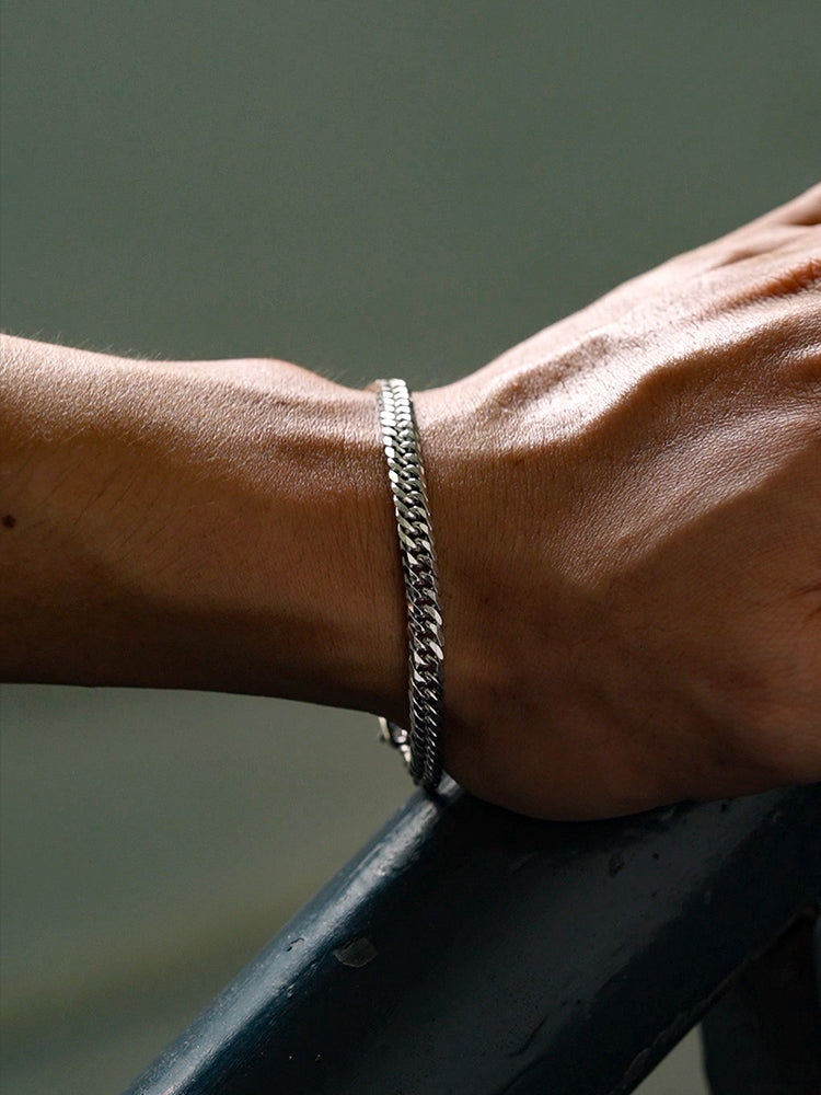 Sterling Silver Hip Hop Cuban Bracelets