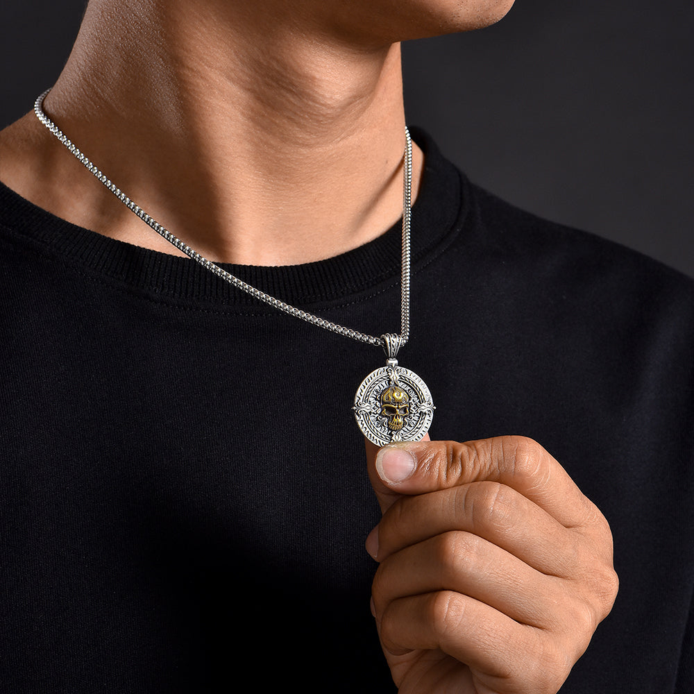 Skull Sterling Silver Necklace Pendants