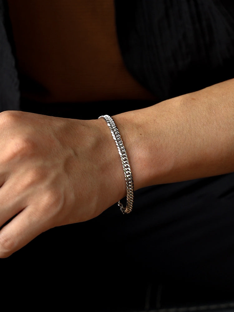 Sterling Silver Hip Hop Cuban Bracelets