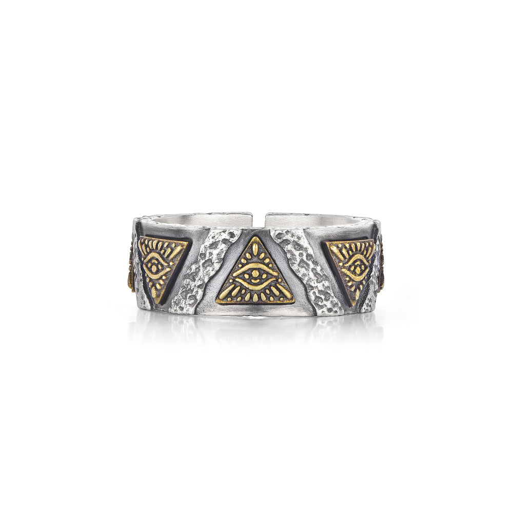 Eye Of God Sterling Silver Rings
