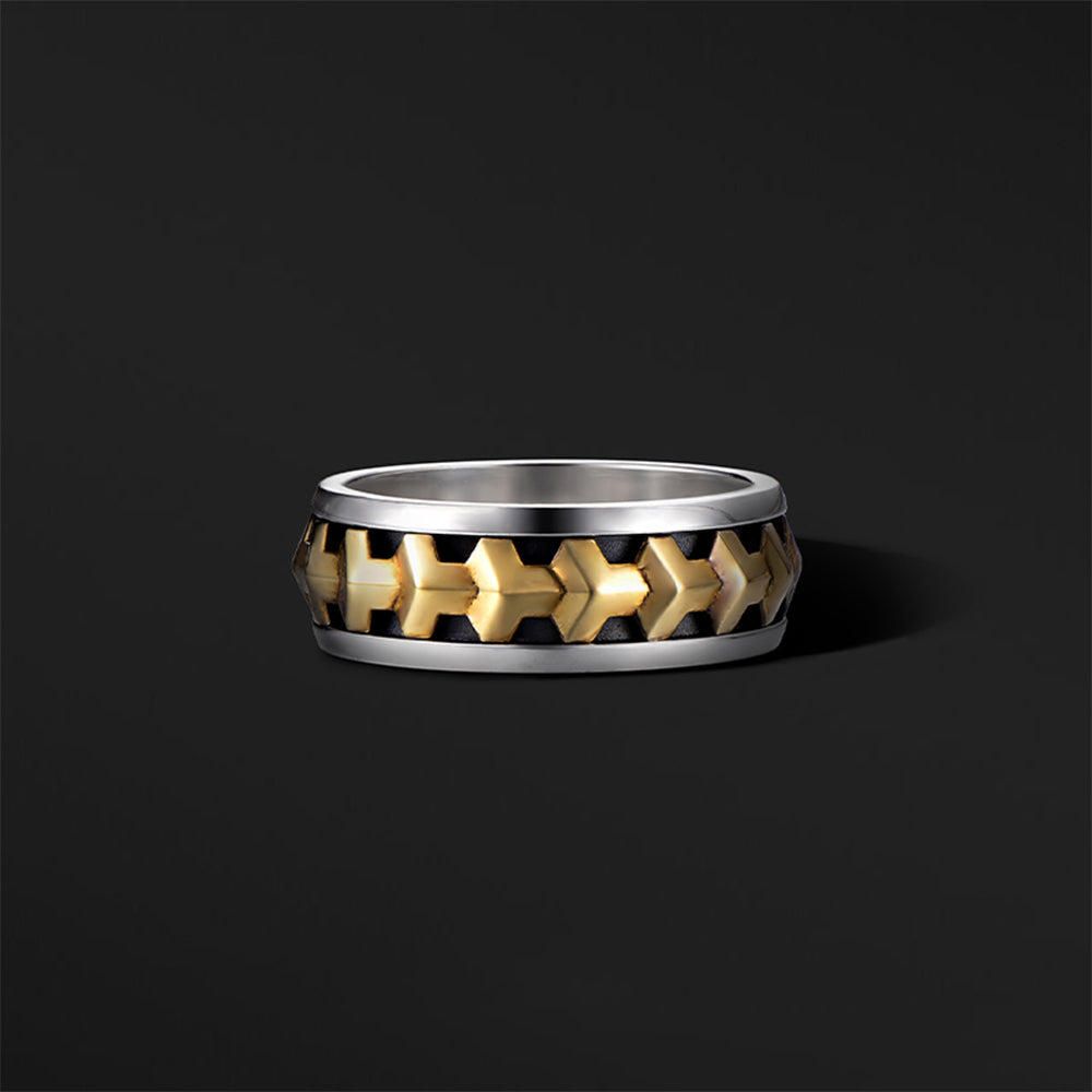 Original Design Sterling Silver Armor Rings