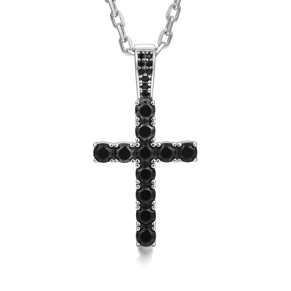 Sterling Silver Cross Couple Pendants