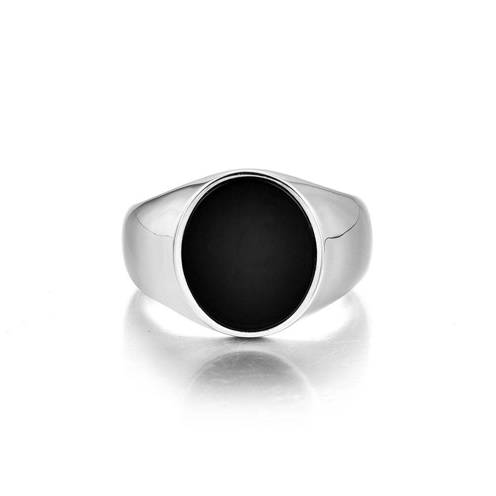 Sterling Silver Black Onyx Rings