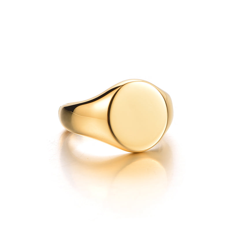 Sterling Silver Signet Men's Custom Rings