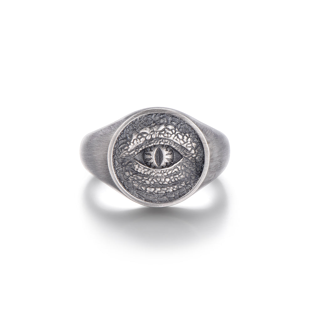 Evil Of Eye Vintage Sterling Silver Rings