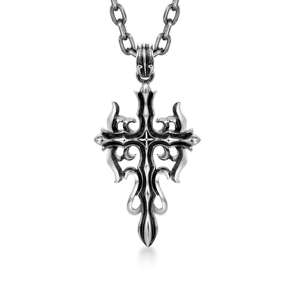 Sterling Silver Cross Vintage Pendants