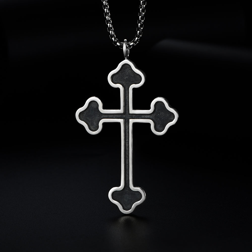 Sterling Silver Cross Necklace Simple Pendants