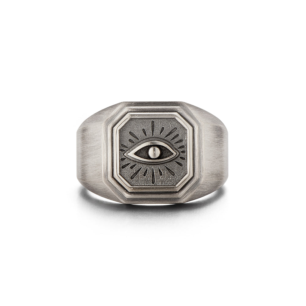 Original Design Eye Of Devil Retro High Street Sterling Silver Rings