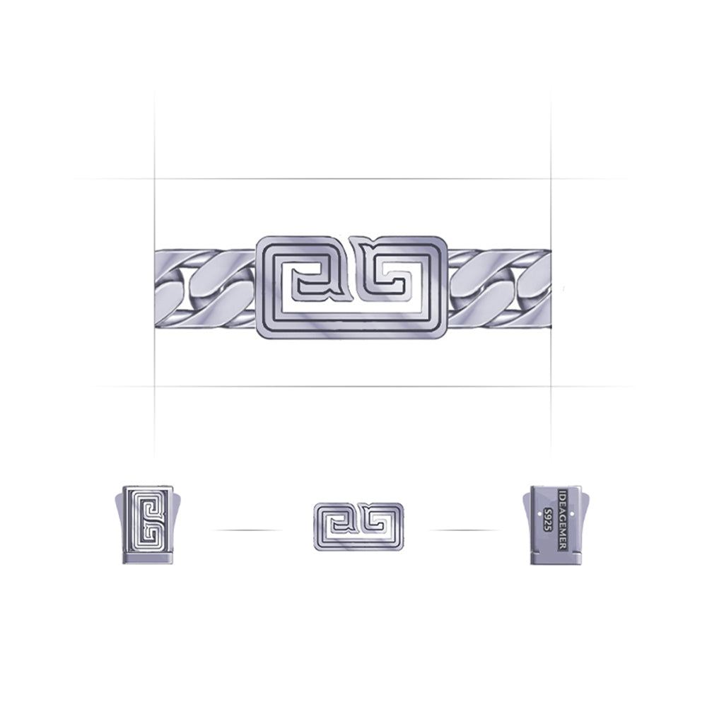 Vintage Sterling Silver Cuban Bracelets