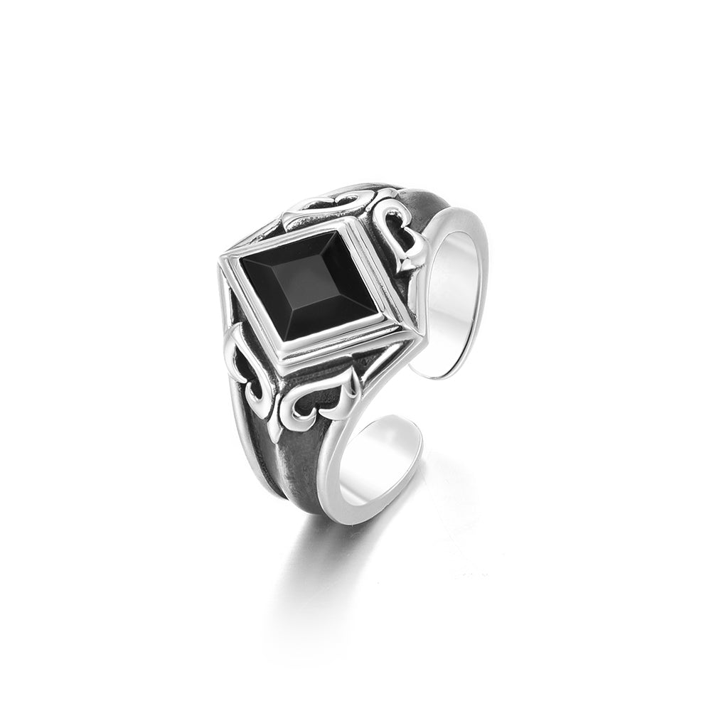 Sterling Silver Onyx Rings