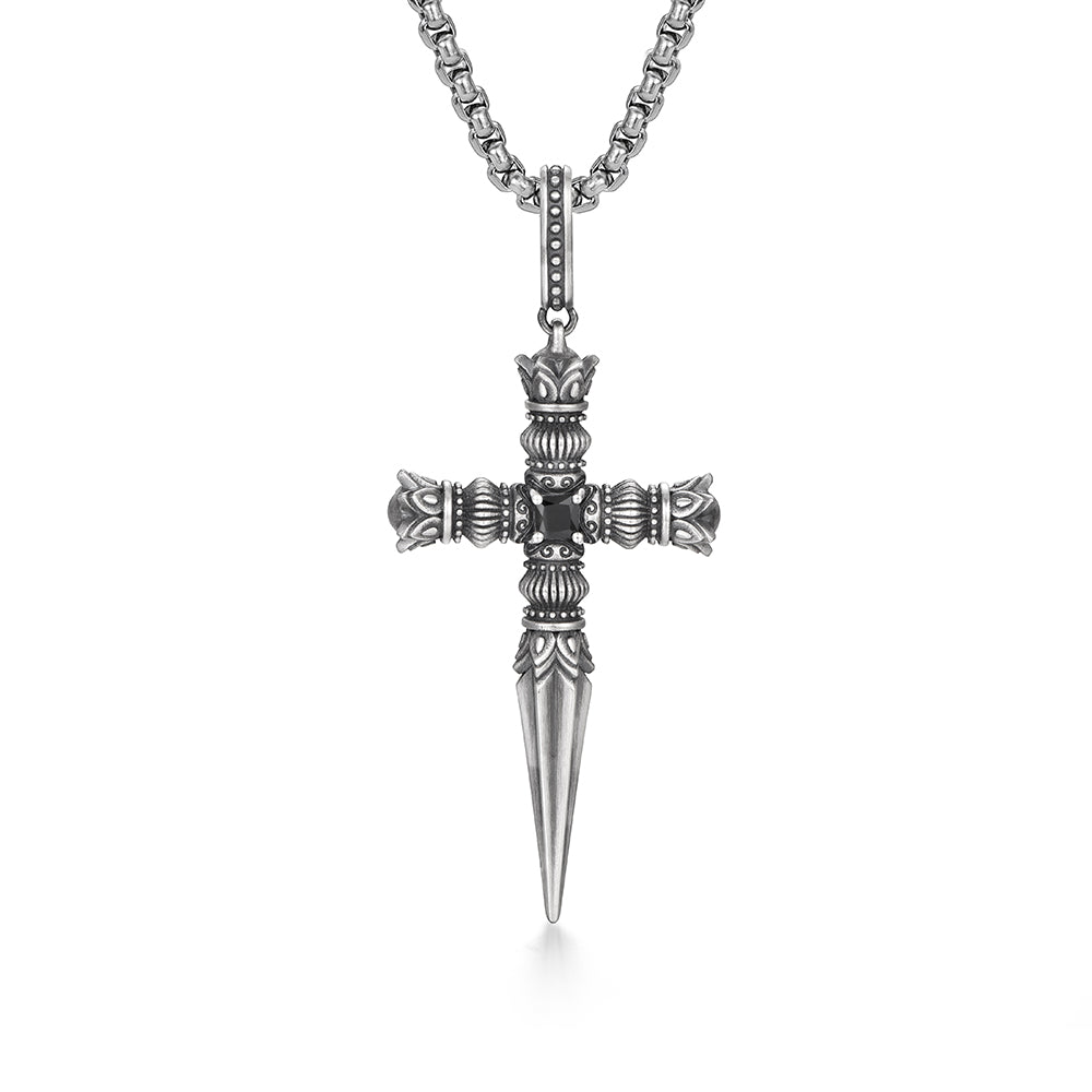 Sterling Silver Cross Vintage High Street Pendants