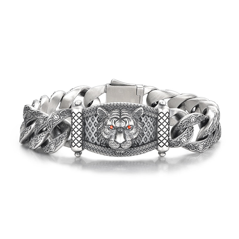 Lion Sterling Silver Bracelets
