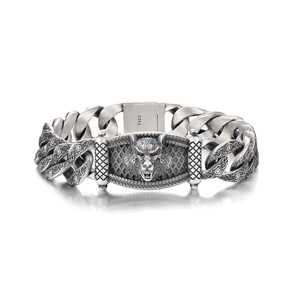Lion Sterling Silver Bracelets