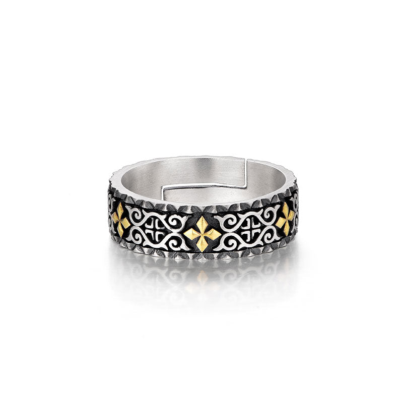 Cross Sterling Silver Rings