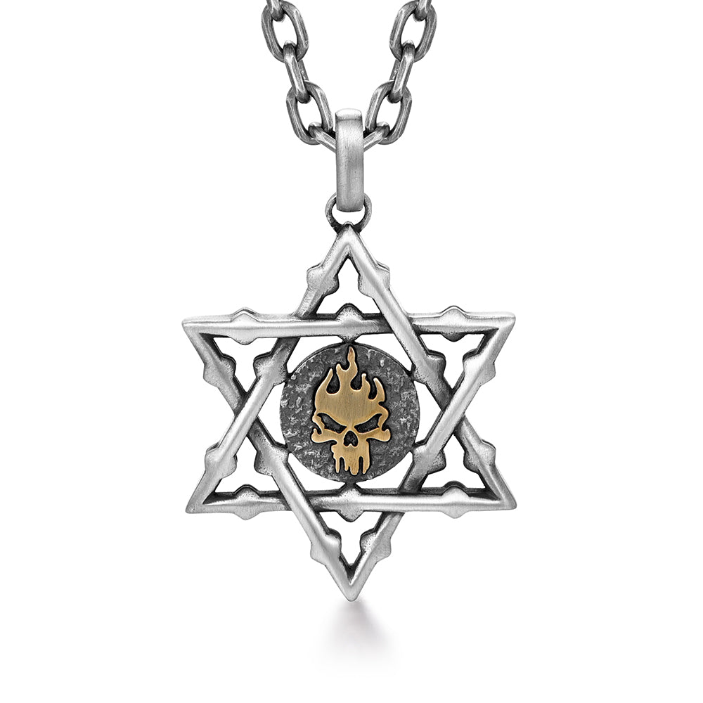 Sterling Silver Hexagram Pendants