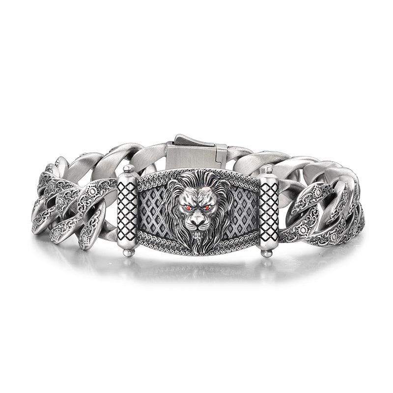 Lion Sterling Silver Bracelets