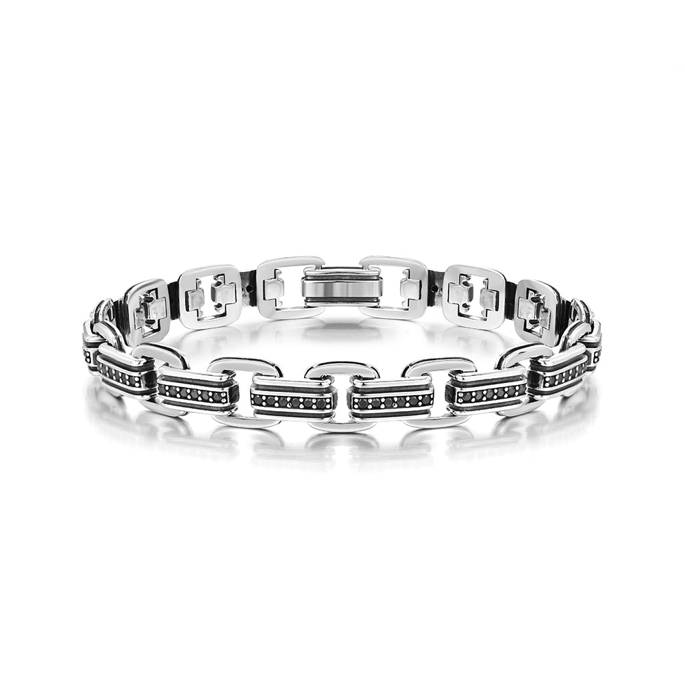 Sterling Silver Black Onyx Bracelets