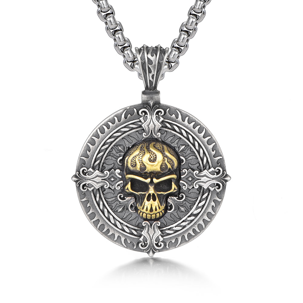 Skull Sterling Silver Necklace Pendants