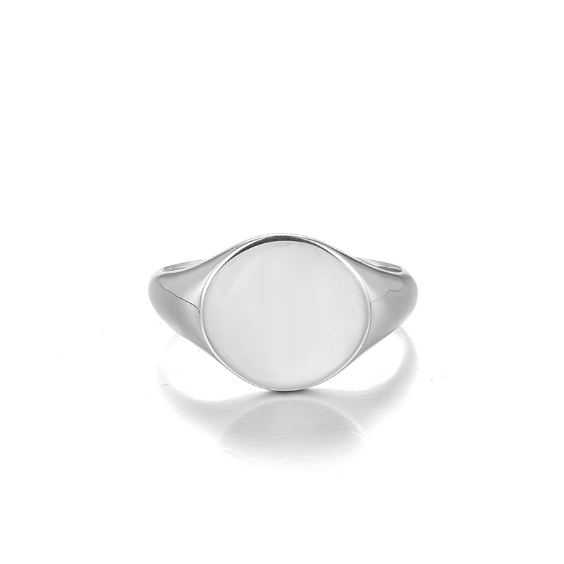 Sterling Silver Signet Men's Custom Rings