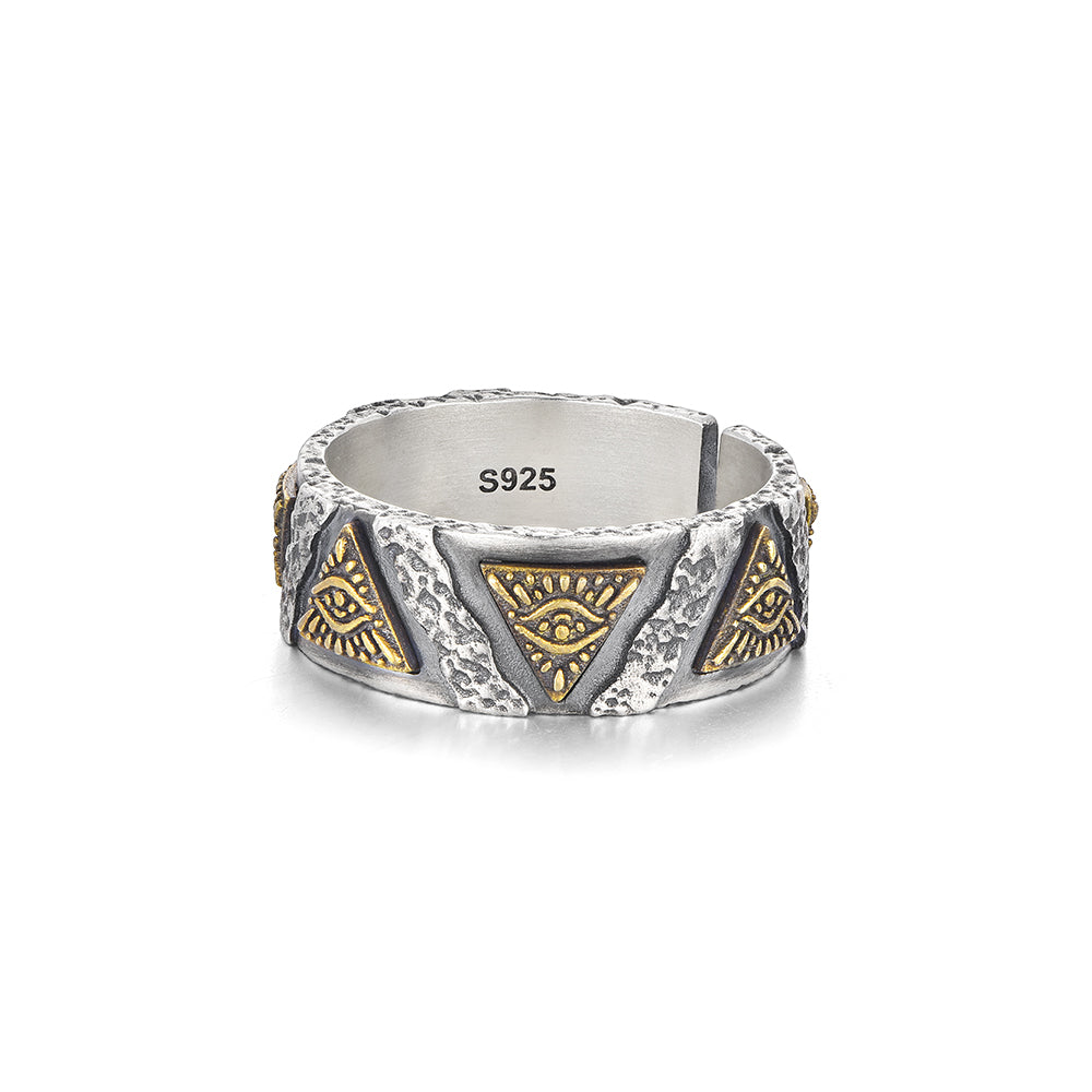 Eye Of God Sterling Silver Rings