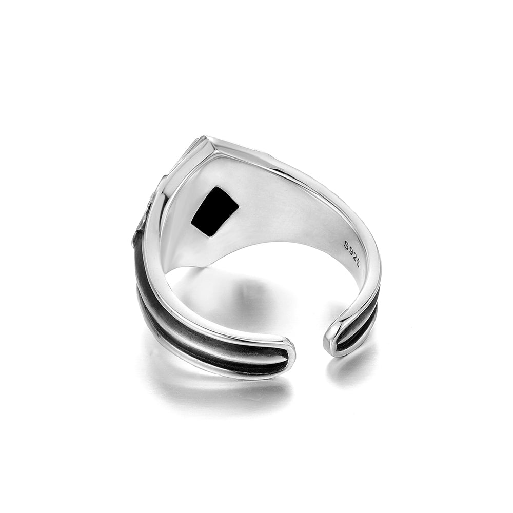 Sterling Silver Onyx Rings