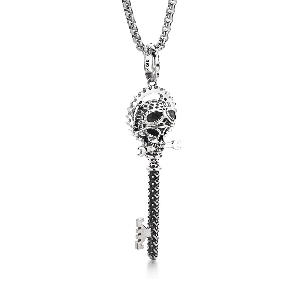 Skull Sterling Silver Vintage Pendants