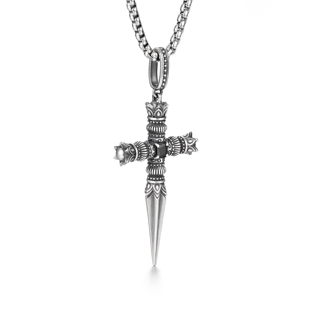 Sterling Silver Cross Vintage High Street Pendants
