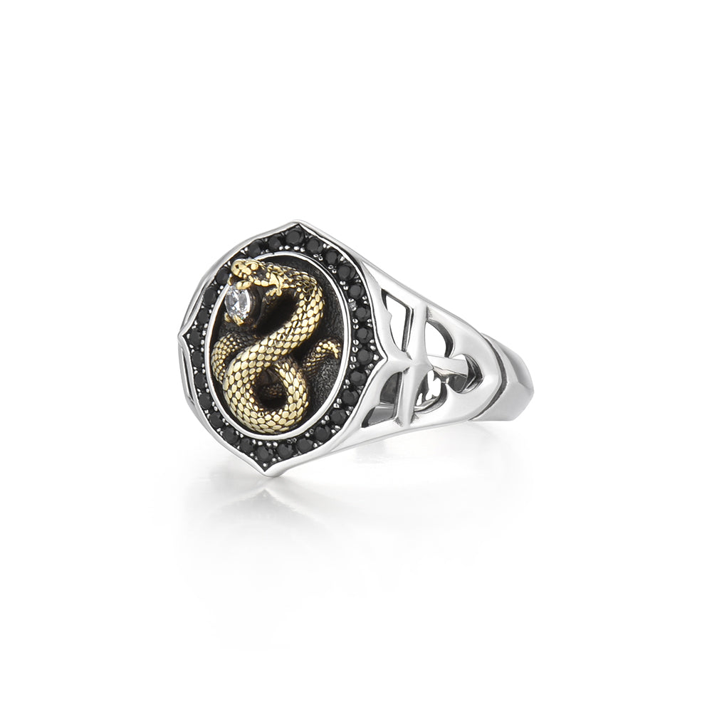 Python Sterling Silver Rings