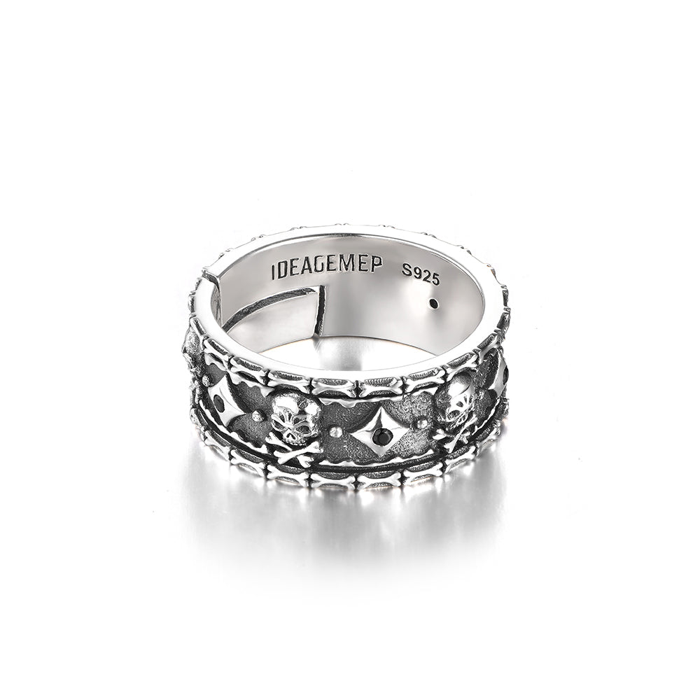 Designer Skull Sterling Silver Rings