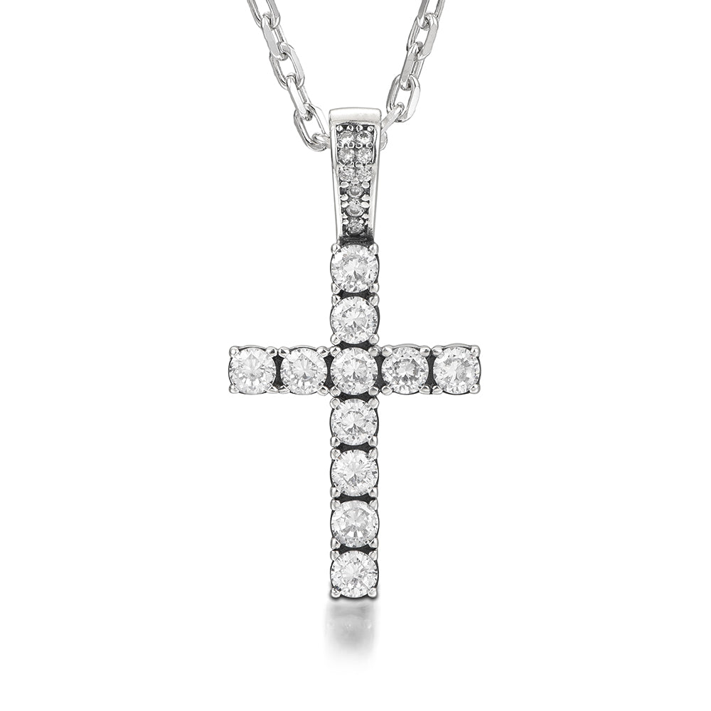 Sterling Silver Cross Couple Pendants
