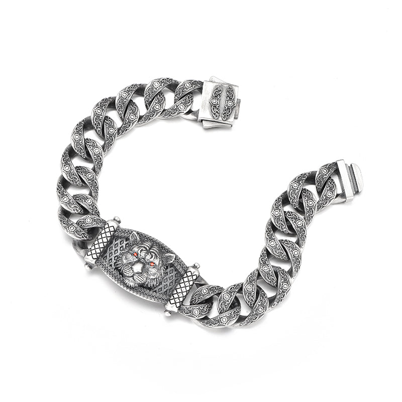 Lion Sterling Silver Bracelets