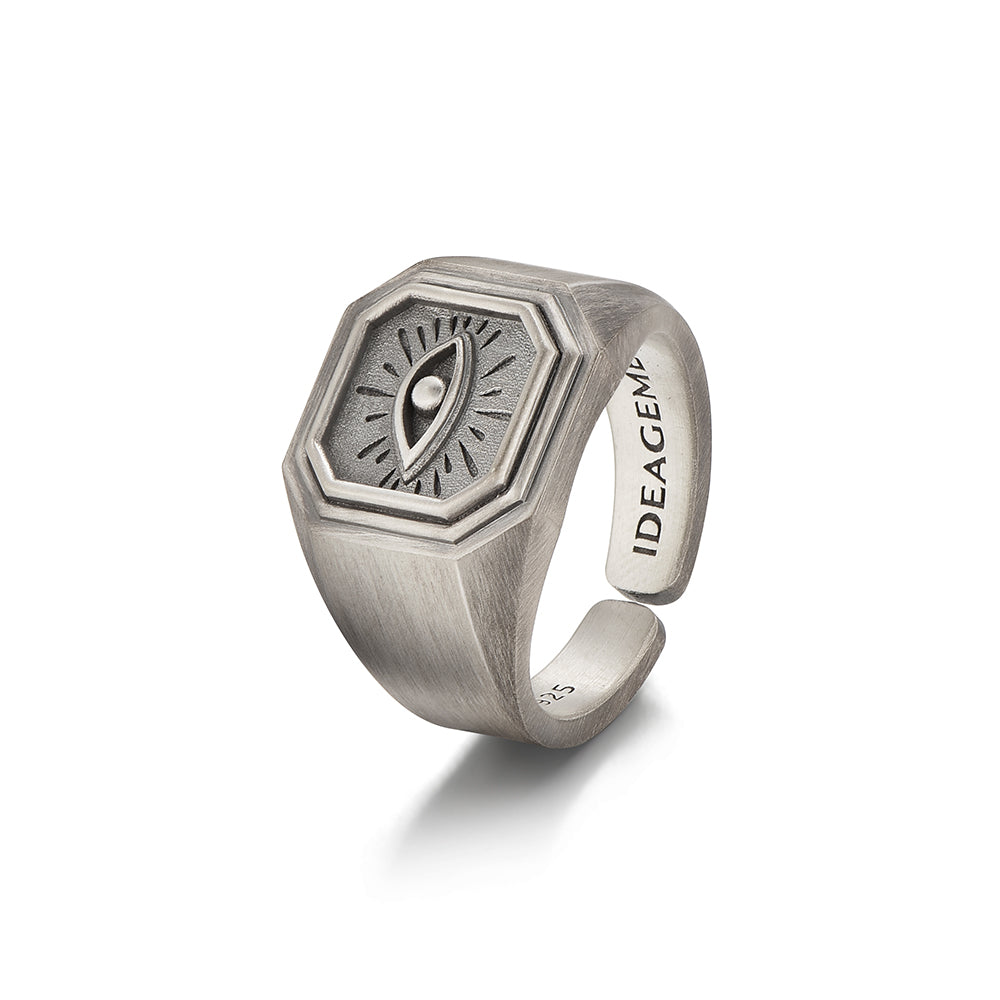 Original Design Eye Of Devil Retro High Street Sterling Silver Rings