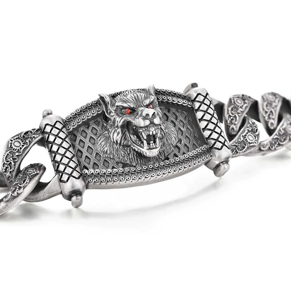 Lion Sterling Silver Bracelets