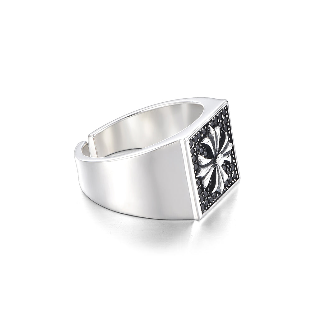 Cross Sterling Silver Rings