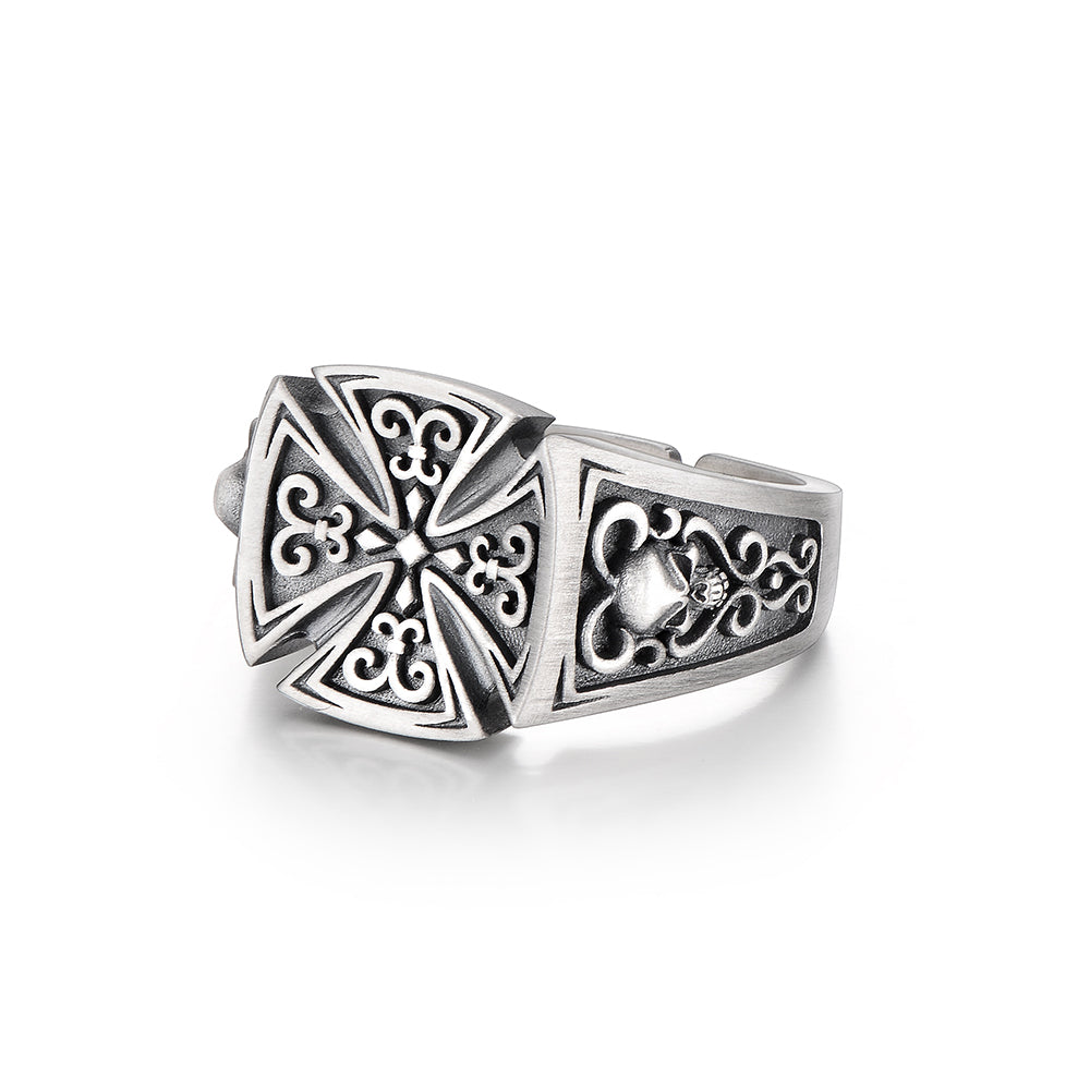 Cross Sterling Silver Vintage Rings