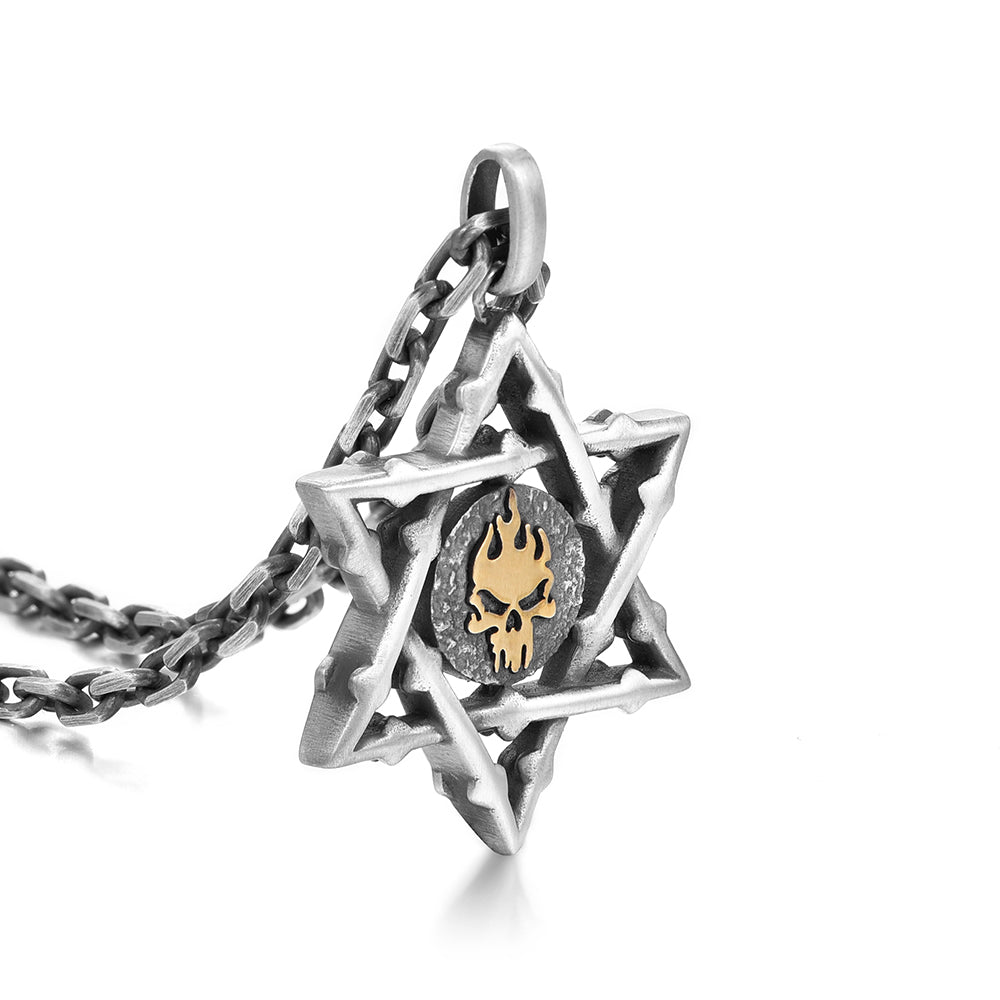 Sterling Silver Hexagram Pendants